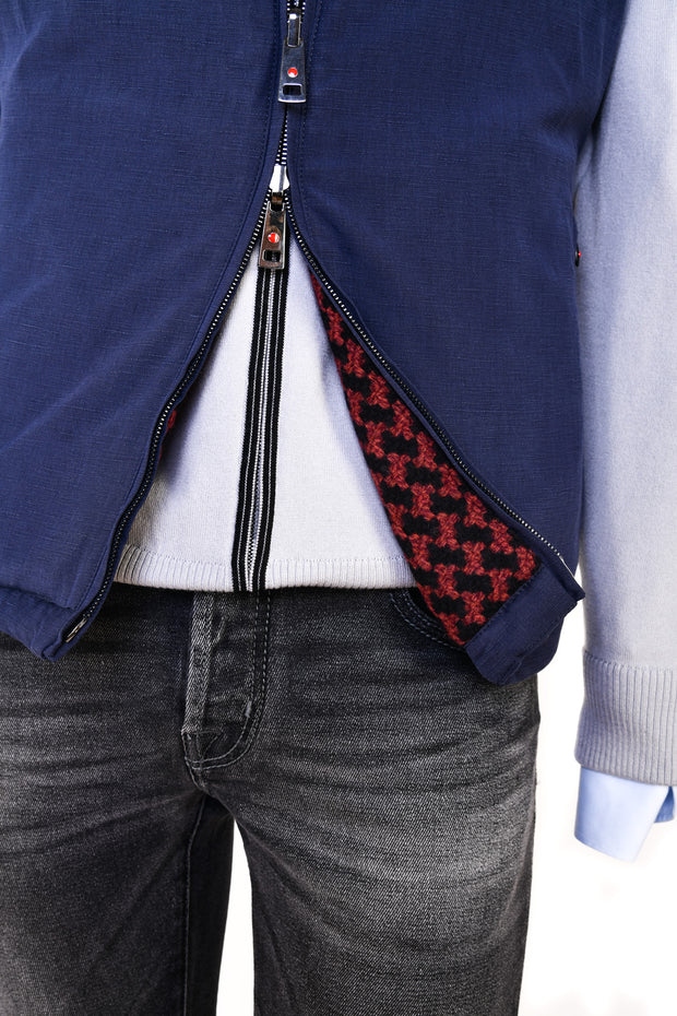 Kired by Kiton Gange Reversible Silk-Linen Vest