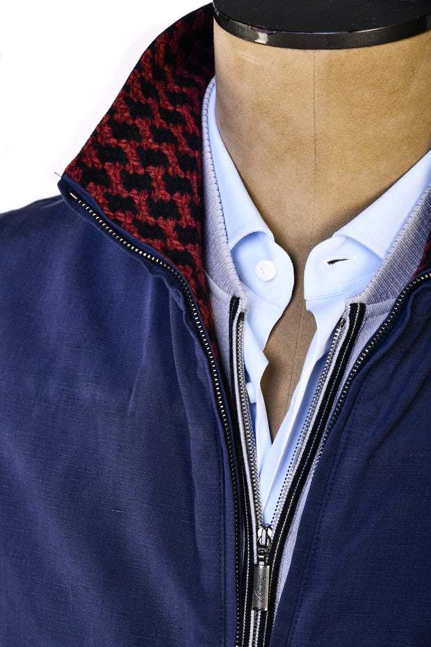 Kired by Kiton Gange Reversible Silk-Linen Vest
