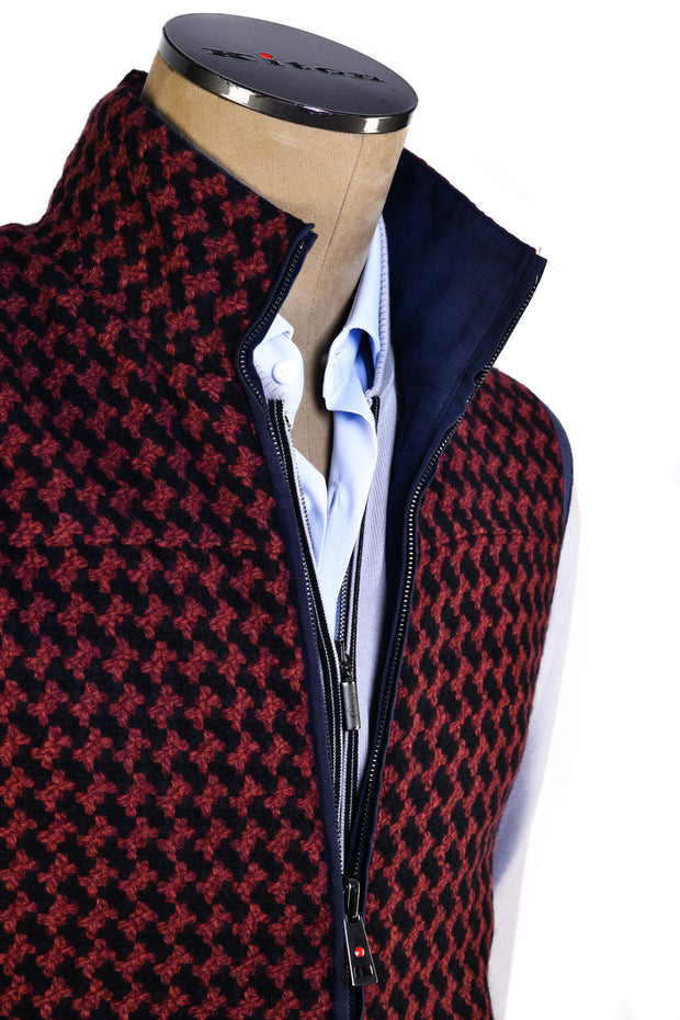 Kired by Kiton Gange Reversible Silk-Linen Vest