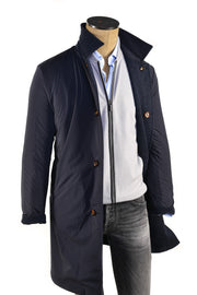 Kired by Kiton Peak Wool-Cashmere Reversible Overcoat
