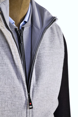 Kired by Kiton Gange Reversible Wool-Cashmere Vest