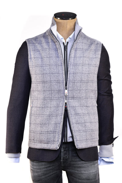Kired by Kiton Gange Reversible Wool-Cashmere Vest