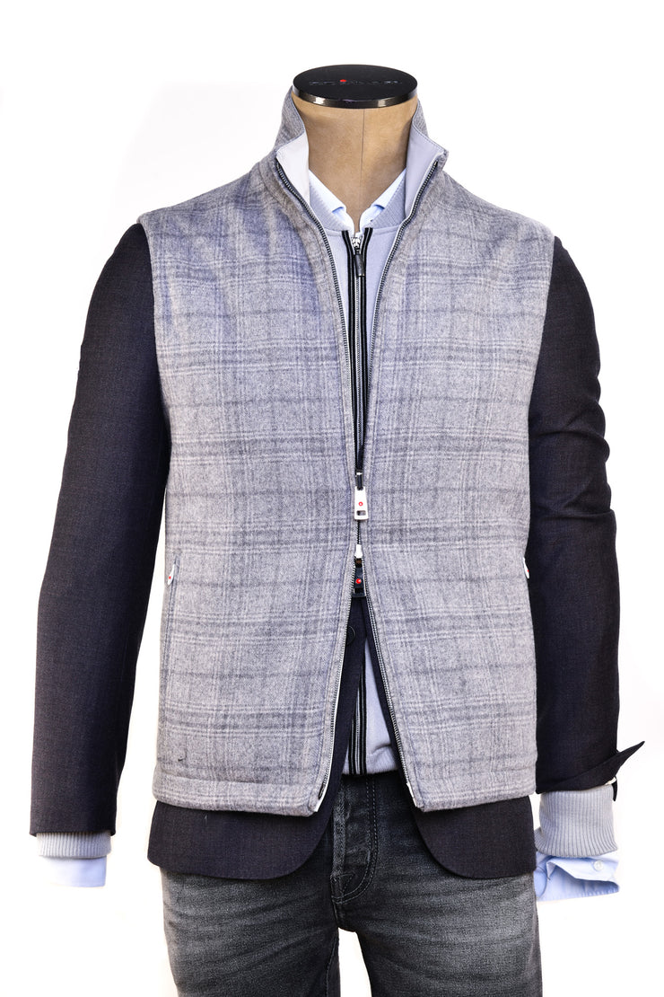 Kired by Kiton Gange Reversible Wool-Cashmere Vest