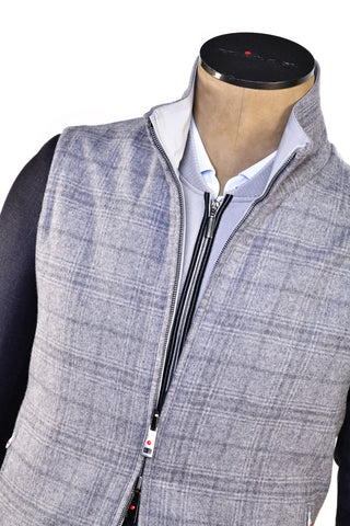 Kired by Kiton Gange Reversible Wool-Cashmere Vest