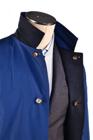 Kired by Kiton Peak Cashmere Reversible Overcoat