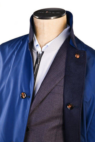 Kired by Kiton Peak Cashmere Reversible Overcoat
