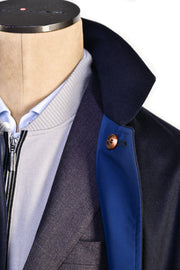 Kired by Kiton Peak Cashmere Reversible Overcoat