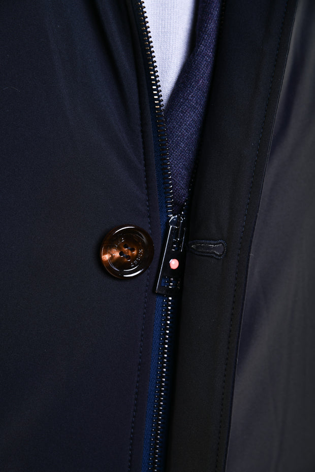 Kired by Kiton Sherp Zip-Up Overcoat