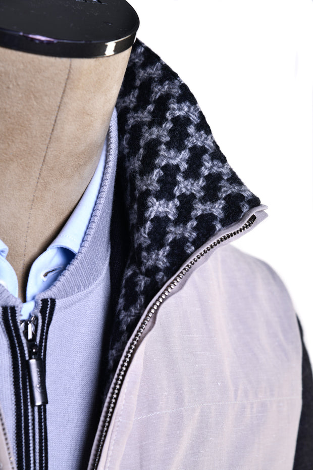 Kired by Kiton Gange Reversible Silk-Linen Vest
