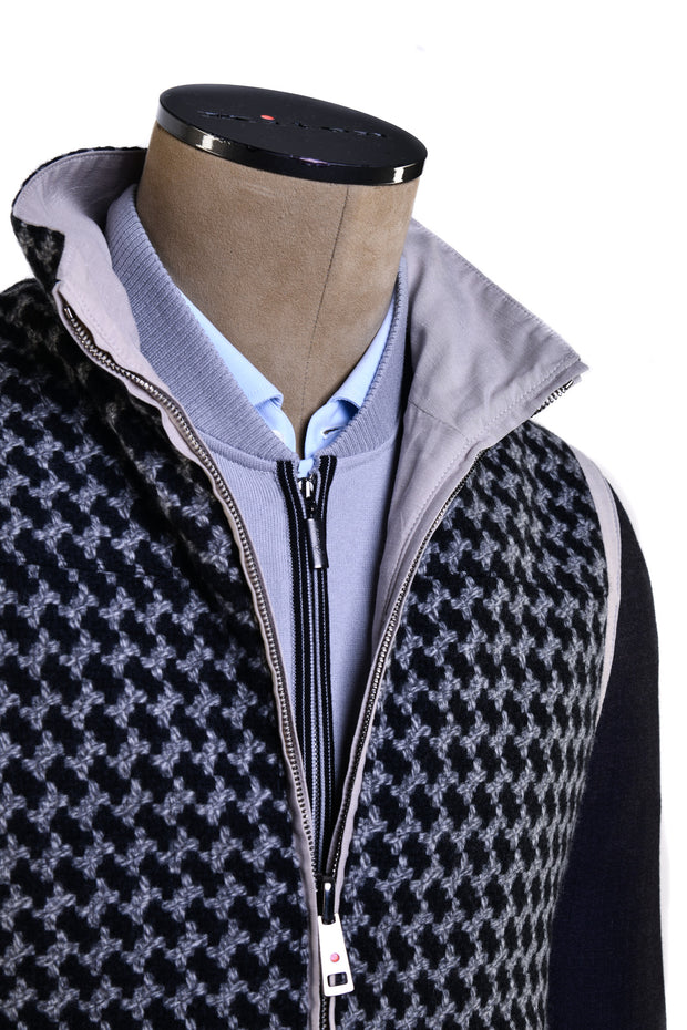 Kired by Kiton Gange Reversible Silk-Linen Vest