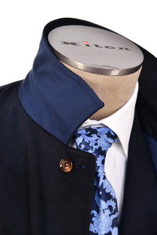 Kired by Kiton Peak Cashmere Reversible Overcoat