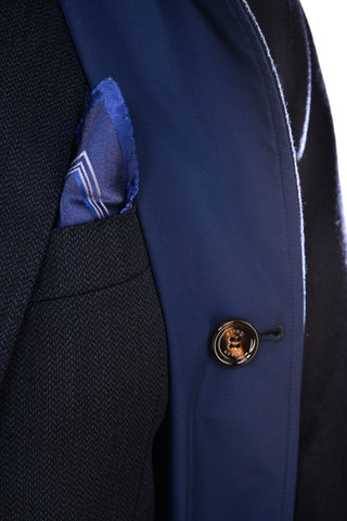 Kired by Kiton Peak Cashmere Reversible Overcoat