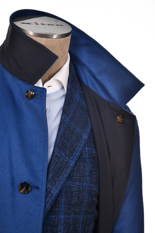 Kired by Kiton Peak Cashmere Reversible Raincoat