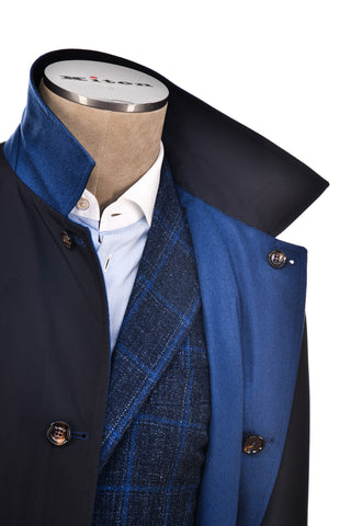 Kired by Kiton Peak Cashmere Reversible Raincoat