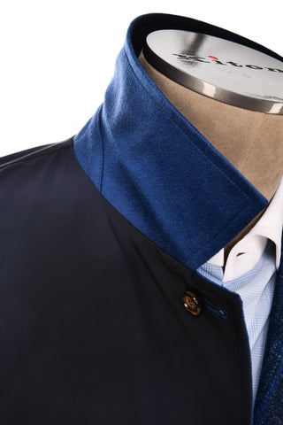 Kired by Kiton Peak Cashmere Reversible Raincoat
