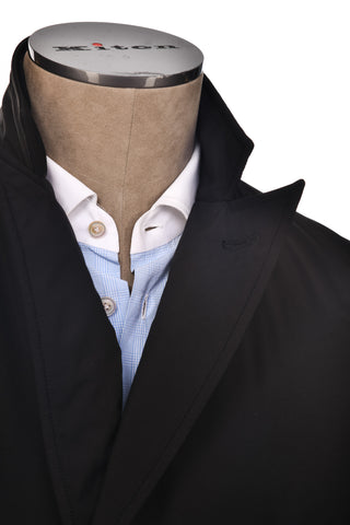 Kired by Kiton Ofu Double-Breasted Raincoat