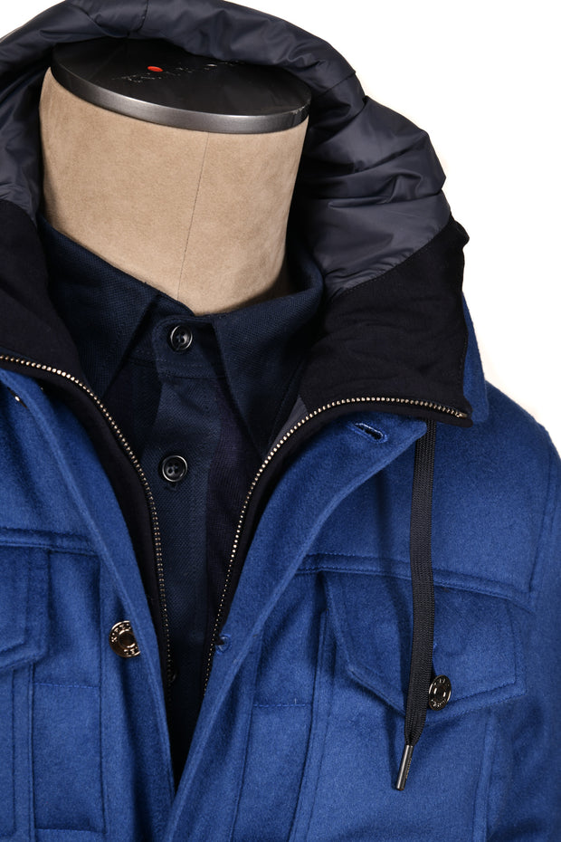 Kired Erta Cashmere Coat w/ Detachable Hood