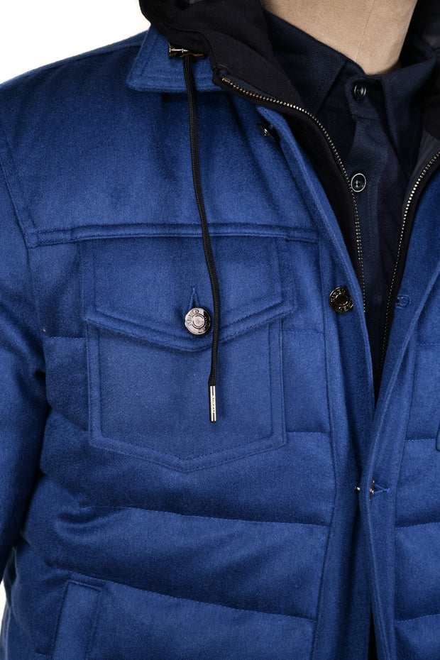 Kired Erta Cashmere Coat w/ Detachable Hood