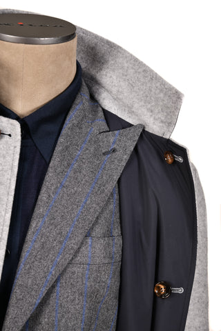 Kired by Kiton Peak Cashmere Reversible Overcoat