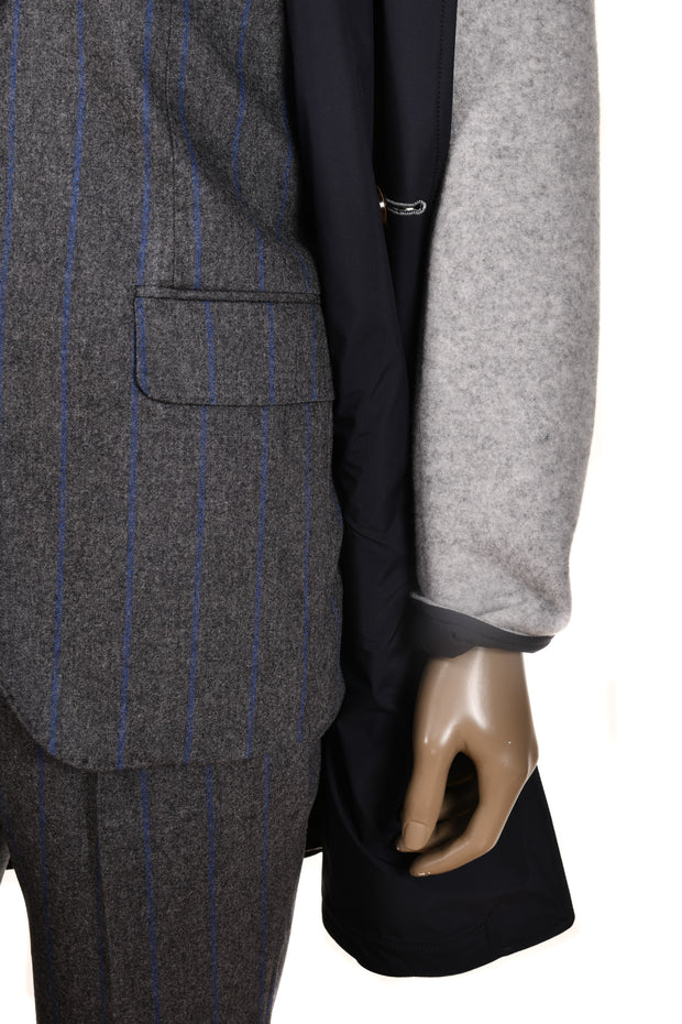 Kired by Kiton Peak Cashmere Reversible Overcoat
