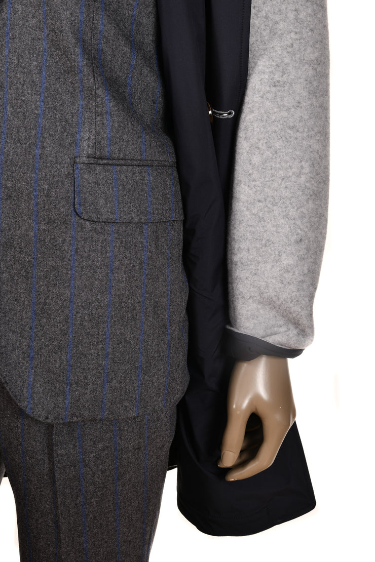 Kired by Kiton Peak Cashmere Reversible Overcoat