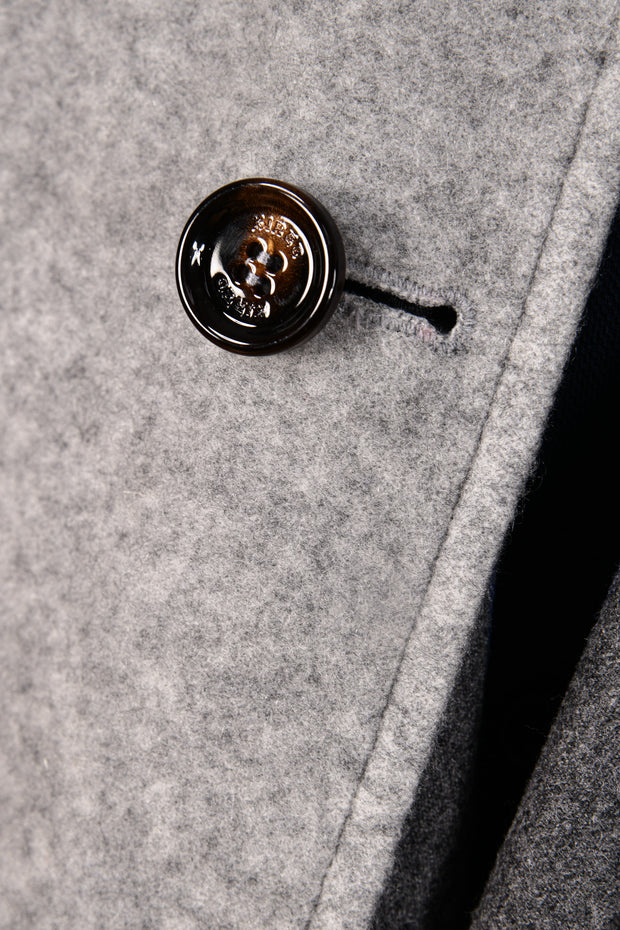 Kired by Kiton Peak Cashmere Reversible Overcoat