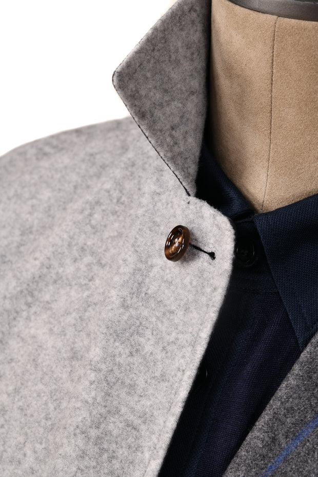 Kired by Kiton Peak Cashmere Reversible Overcoat