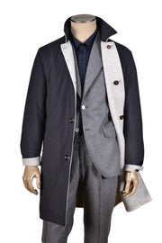Kired by Kiton Peak Cashmere Reversible Overcoat