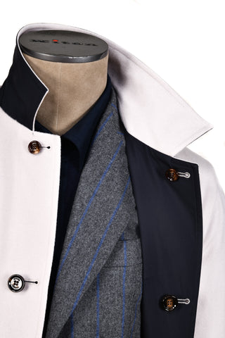 Kired by Kiton Peak Cashmere Reversible Raincoat