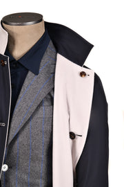 Kired by Kiton Peak Cashmere Reversible Raincoat