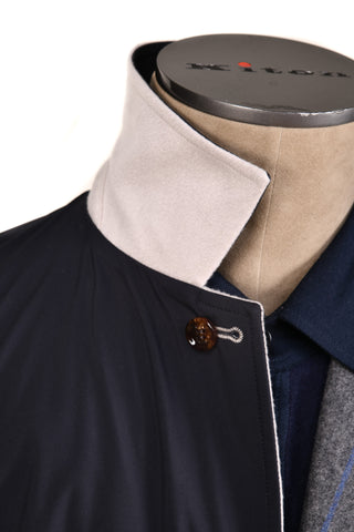 Kired by Kiton Peak Cashmere Reversible Raincoat