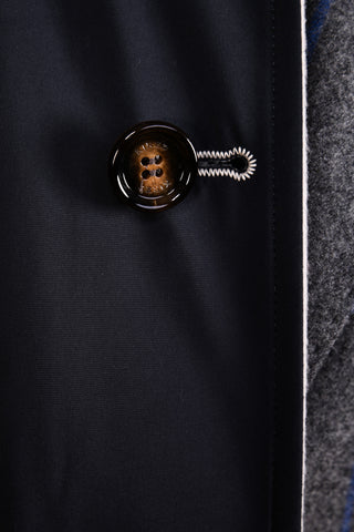 Kired by Kiton Peak Cashmere Reversible Raincoat