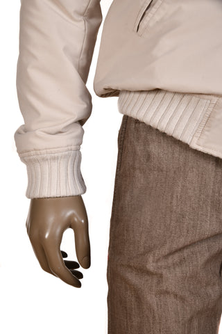 Kired by Kiton Barwa Cream-Tan Prince of Wales/ Tan Reversible Jacket