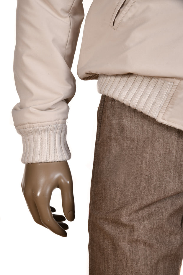 Kired by Kiton Barwa Cream-Tan Prince of Wales/ Tan Reversible Jacket