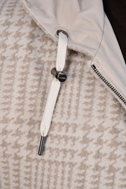 Kired by Kiton Barwa Cream-Tan Prince of Wales/ Tan Reversible Jacket