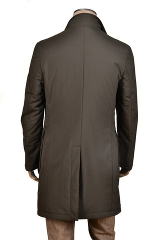 Kired by Kiton Ofu Double-Breasted Raincoat