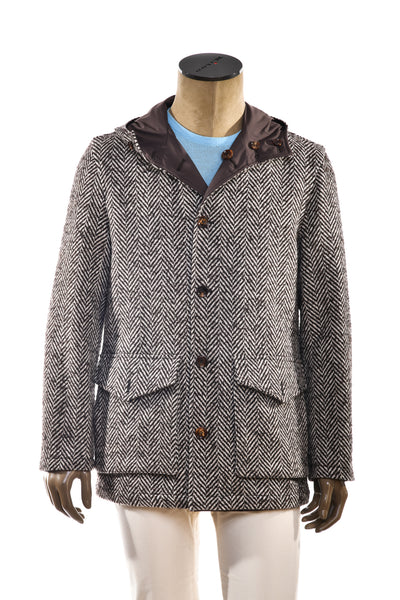 Kired Himal 2 Herringbone Virgin Wool-Alpaca Reversible Jacket