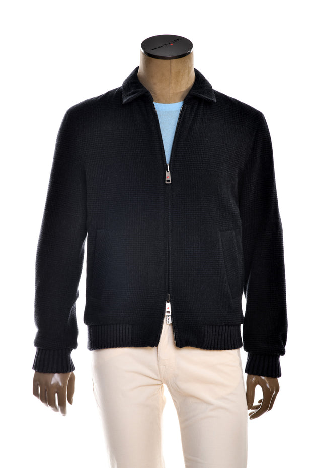Kired by Kiton Brakk Prince of Wales Cashmere Reversible Jacket