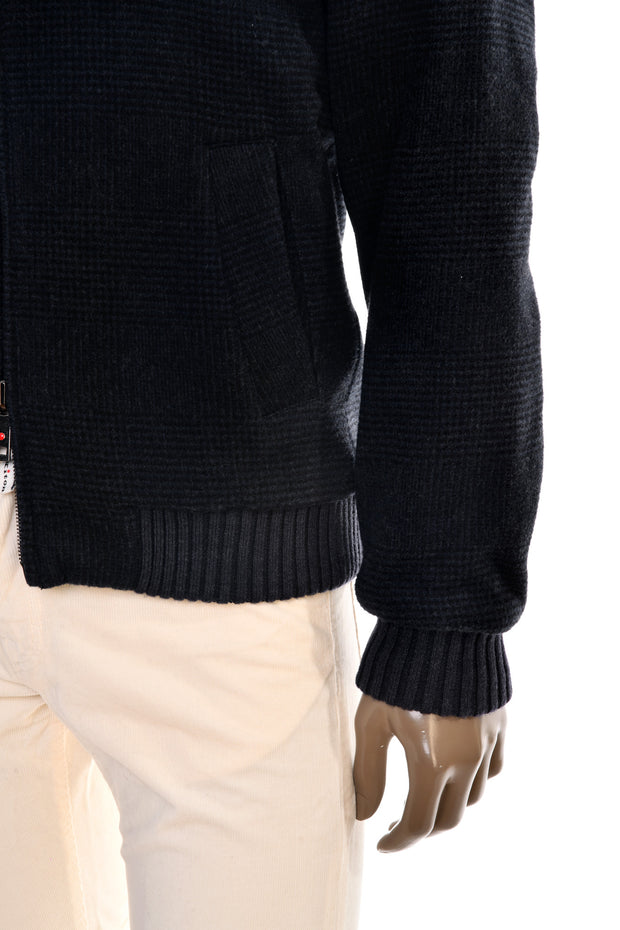 Kired by Kiton Brakk Prince of Wales Cashmere Reversible Jacket
