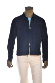 Kired Juan Lambskin Suede Zip-Up Jacket