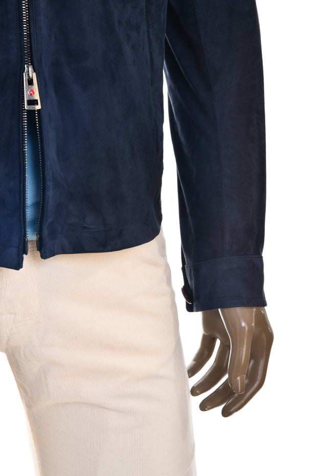 Kired Juan Lambskin Suede Zip-Up Jacket