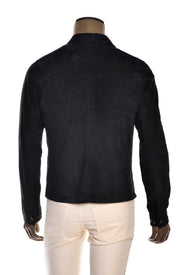 Kired Juan Lambskin Suede Zip-Up Jacket