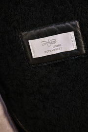 Hettabretz Leather Shearling Overcoat
