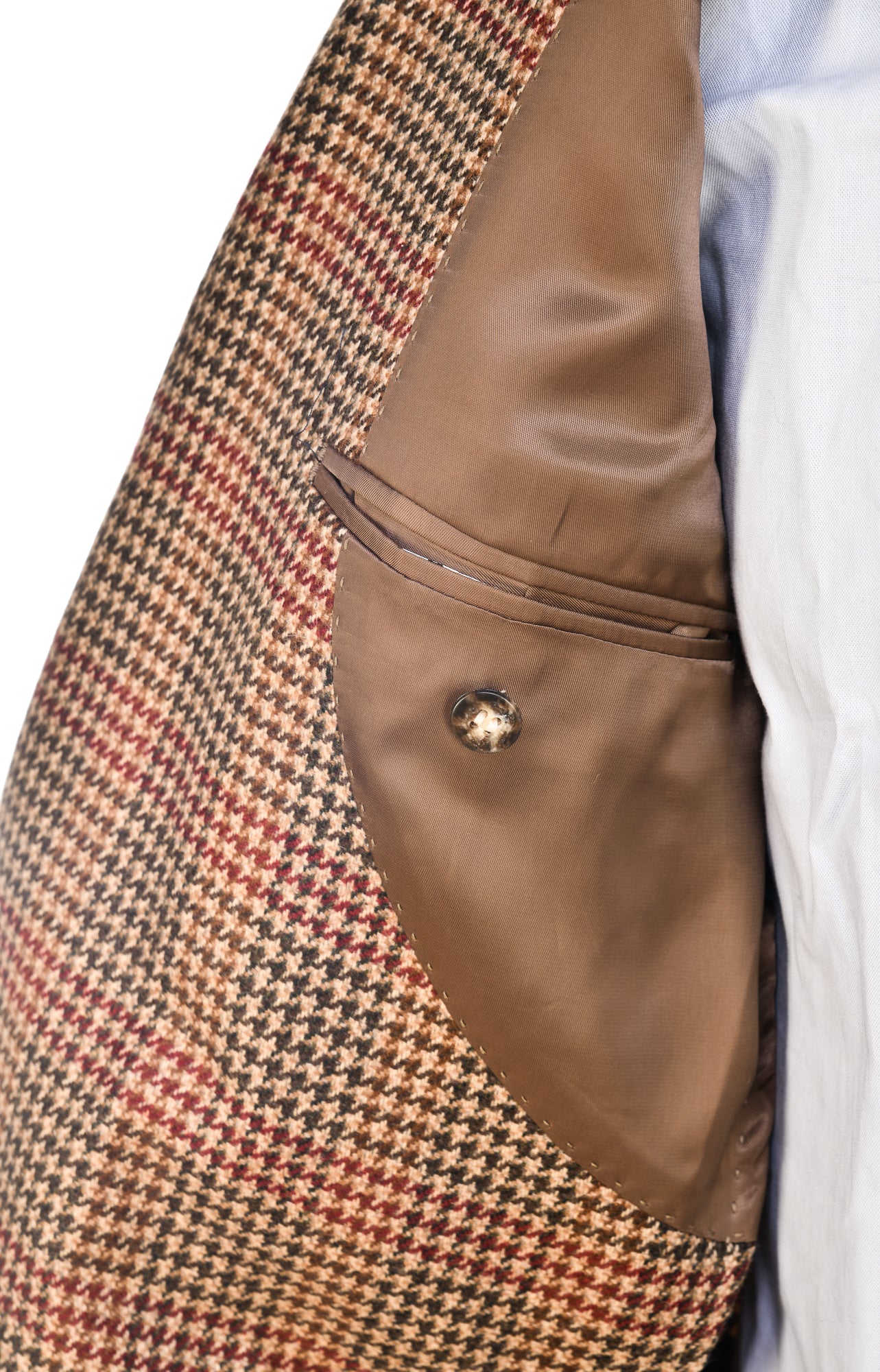 Carlo Barbera Houndstooth Wool-Cashmere Sport Jacket