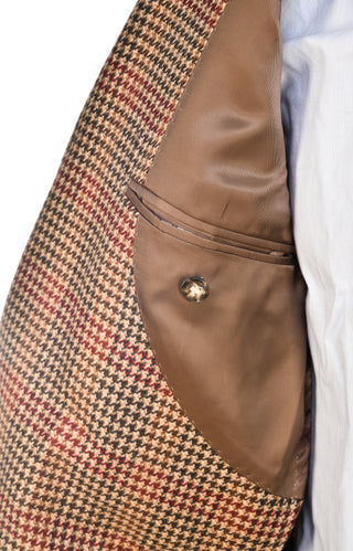 Carlo Barbera Houndstooth Wool-Cashmere Sport Jacket