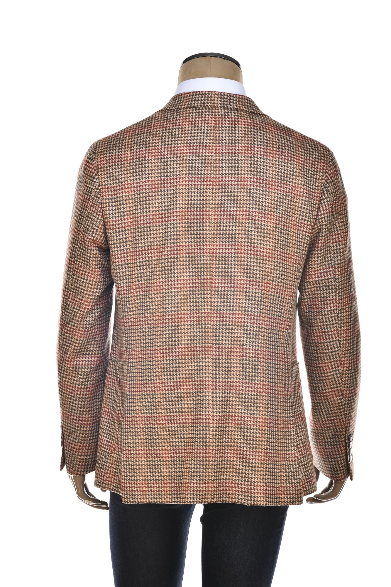 Carlo Barbera Houndstooth Wool-Cashmere Sport Jacket