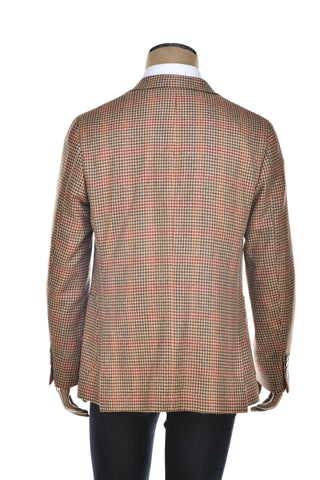 Carlo Barbera Houndstooth Wool-Cashmere Sport Jacket