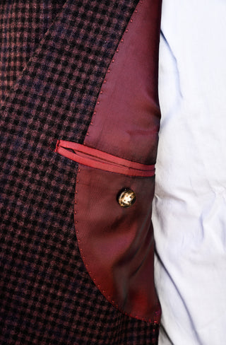 Fiore Di Napoli Checked Wool-Cashmere Sport Jacket