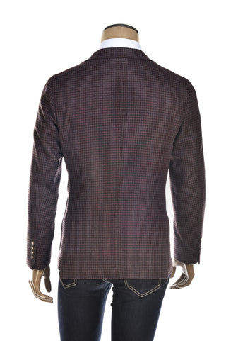 Fiore Di Napoli Checked Wool-Cashmere Sport Jacket