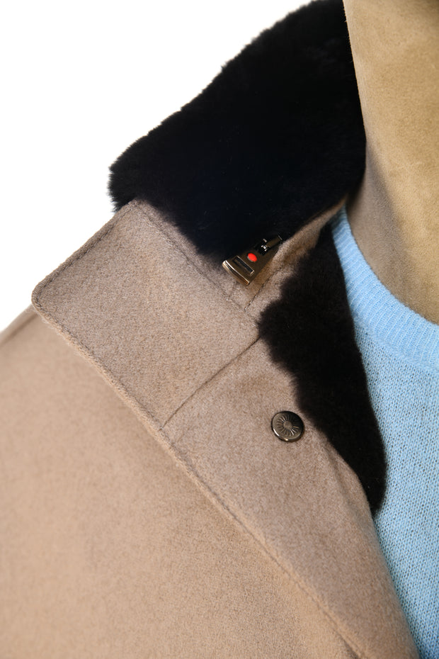 Kired Salta Cashmere/ Beaver Fur Overcoat